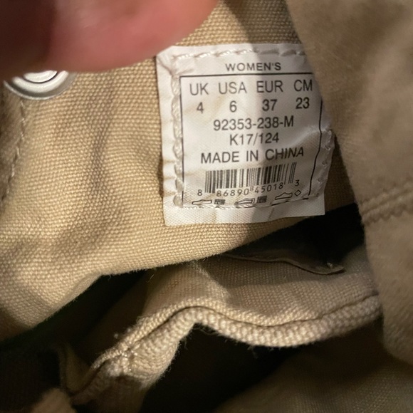 Canvas linen combat boot - Picture 4 of 4